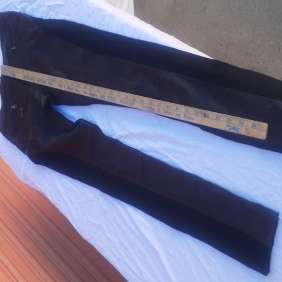 SEXY BBJEANS BLACK Faux Leather & cloth leggings Pants size L NEW NWOT - Picture 9 of 11